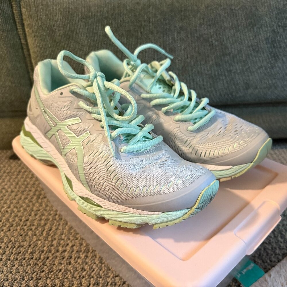 Asics Gel Kayano 23 Running Shoes Gray T696N Women's Size 9 Sneakers